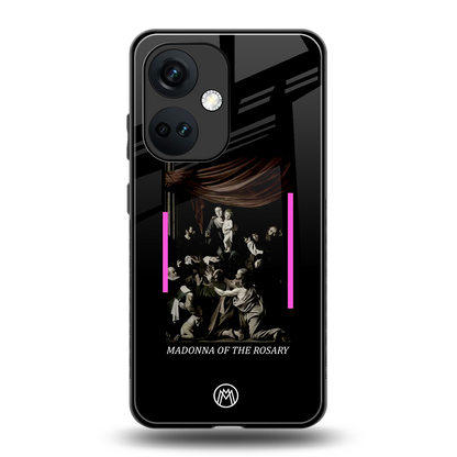rosary icon back phone cover | glass case for oneplus nord ce 3