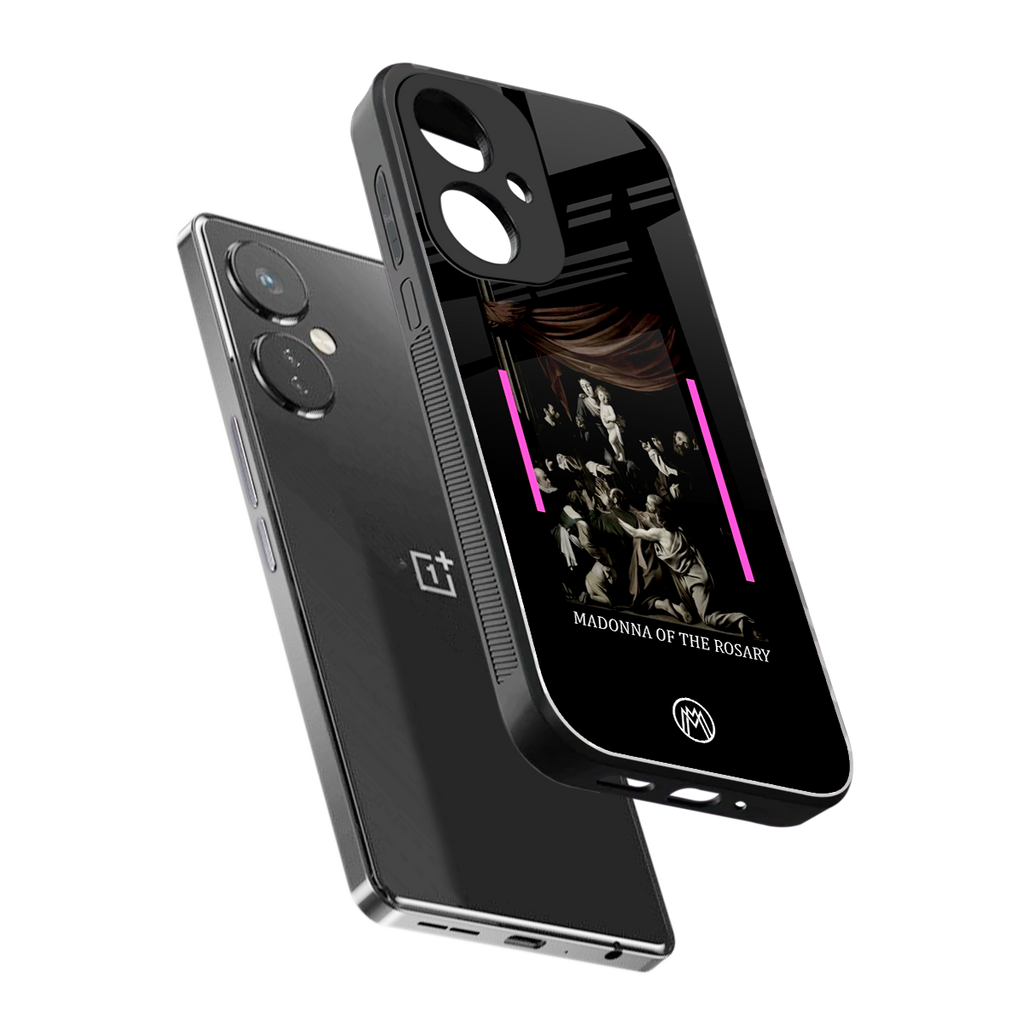 rosary icon back phone cover | glass case for oneplus nord ce 3