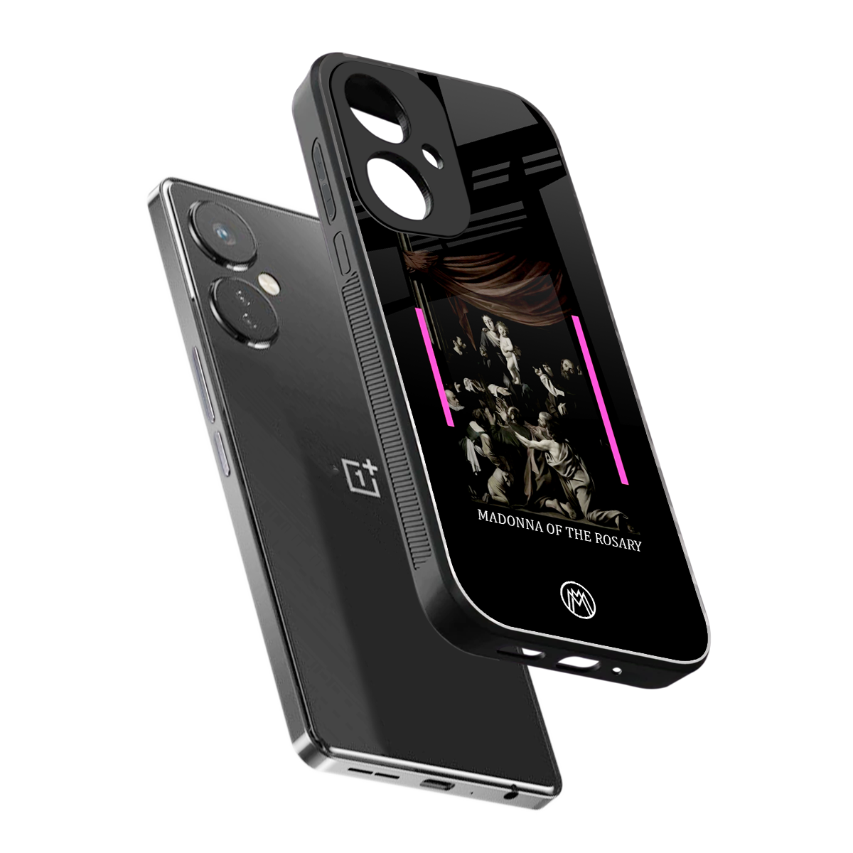 rosary icon back phone cover | glass case for oneplus nord ce 3