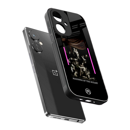 rosary icon back phone cover | glass case for oneplus nord ce 3