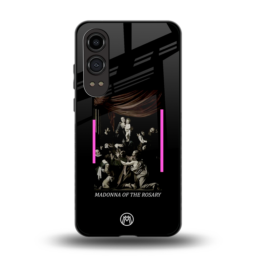 rosary icon back phone cover | glass case for oneplus nord ce 4 lite