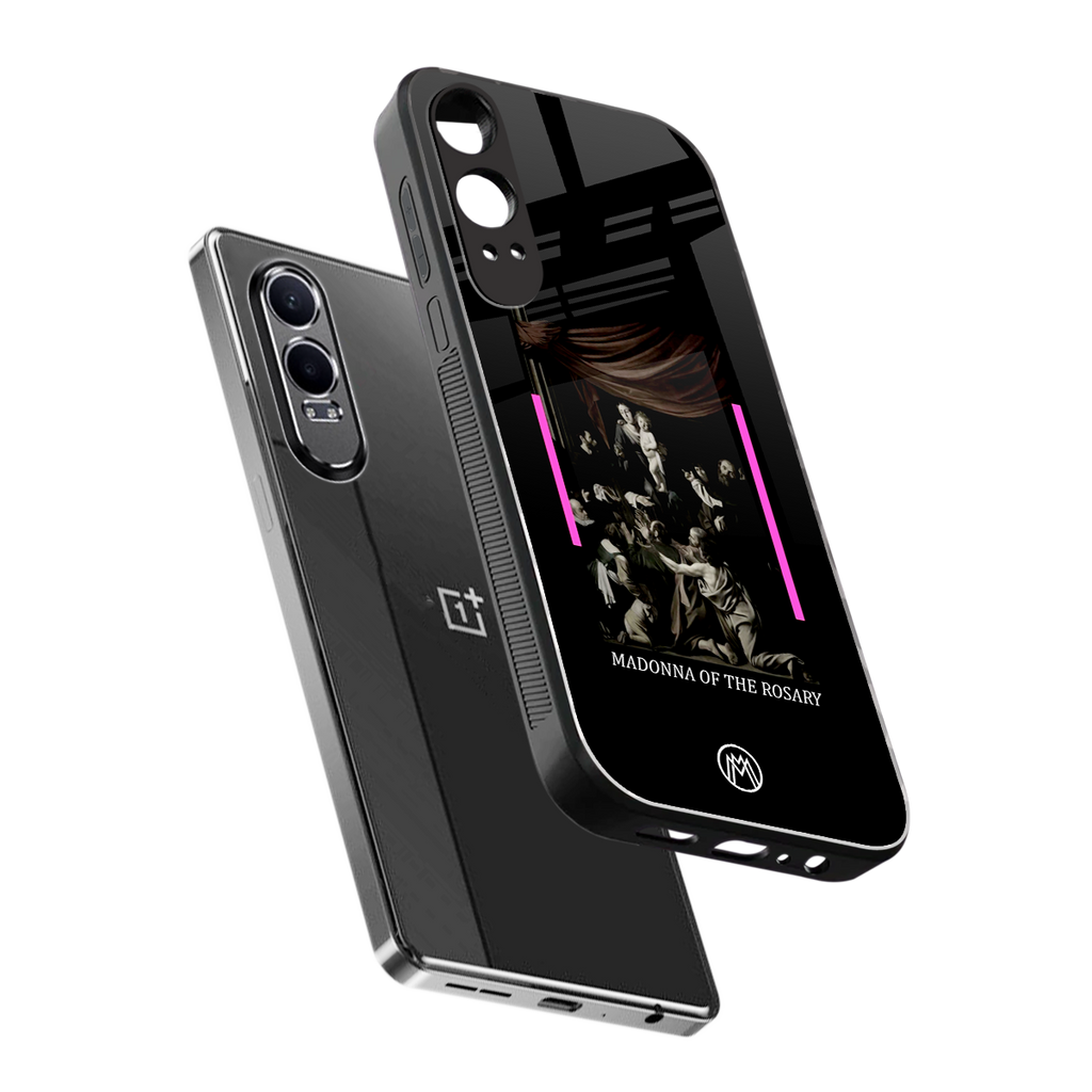 rosary icon back phone cover | glass case for oneplus nord ce 4 lite
