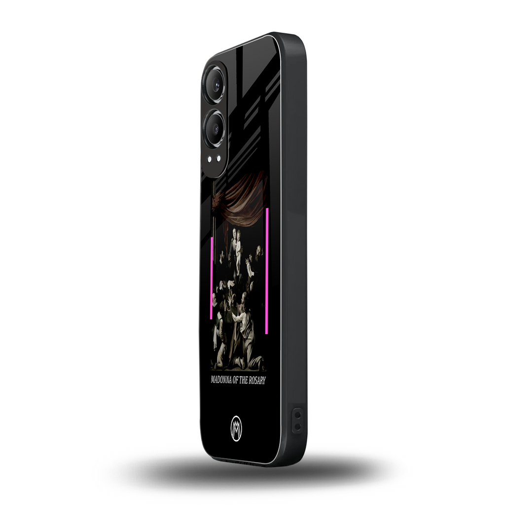 rosary icon back phone cover | glass case for oneplus nord ce 4 lite