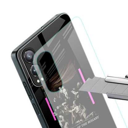 rosary icon back phone cover | glass case for oneplus nord ce 4 lite