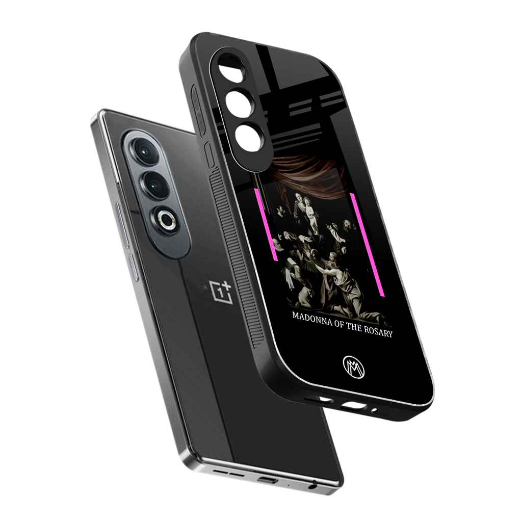 rosary icon back phone cover | glass case for oneplus nord ce 4