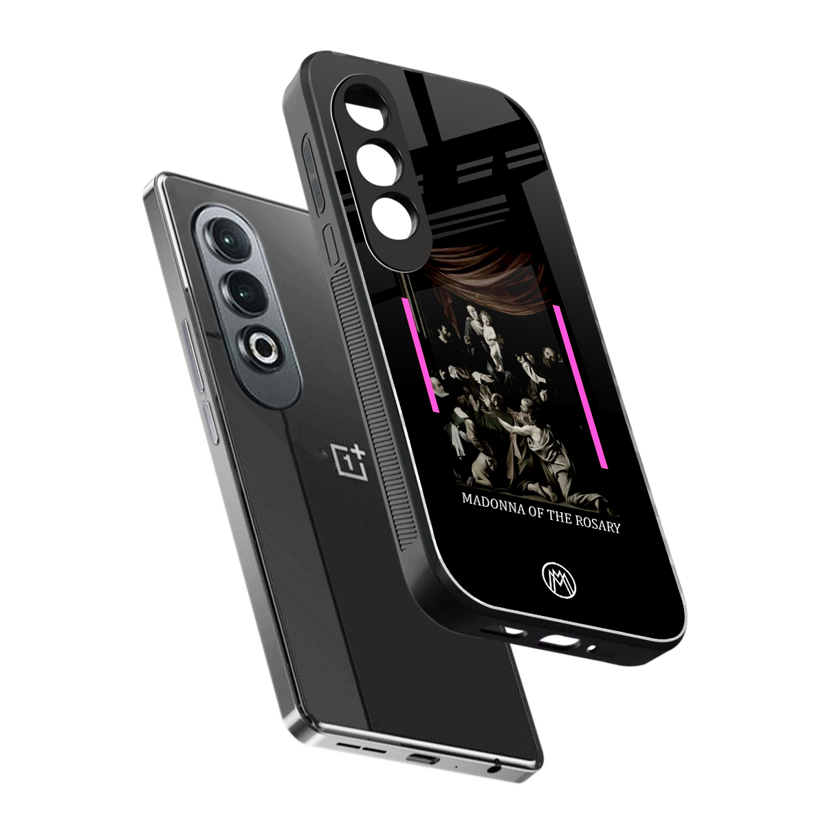 rosary icon back phone cover | glass case for oneplus nord ce 4