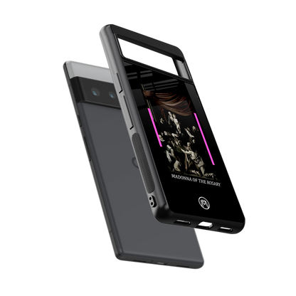 rosary icon back phone cover | glass case for google pixel 6 pro