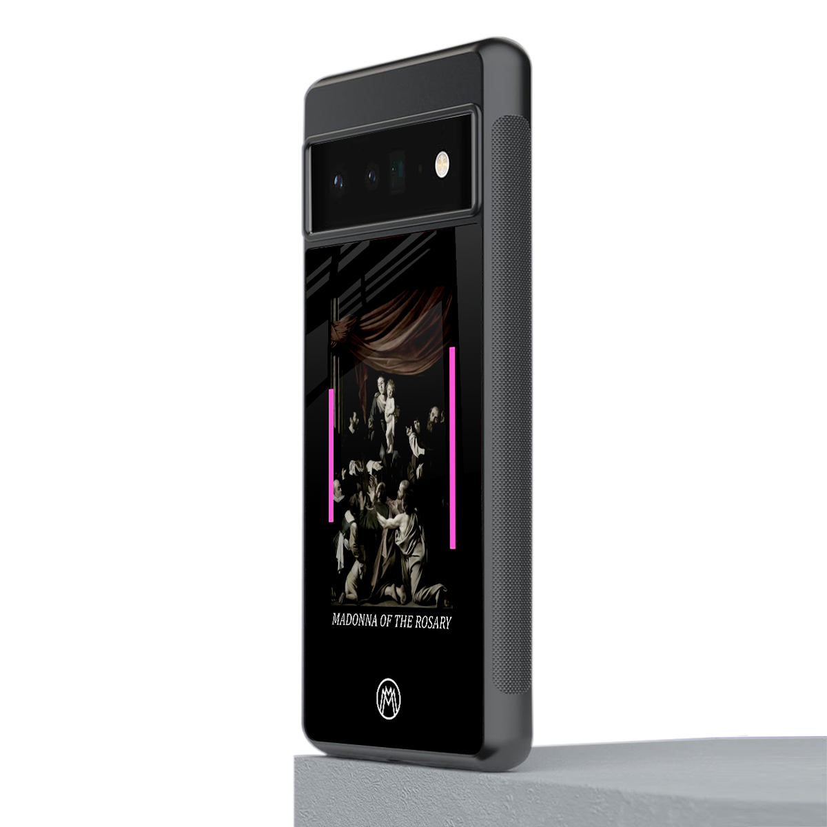 rosary icon back phone cover | glass case for google pixel 6 pro