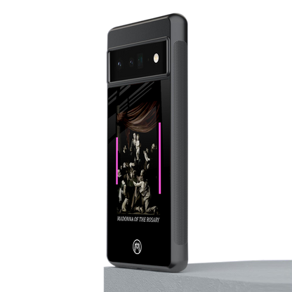 rosary icon back phone cover | glass case for google pixel 6 pro