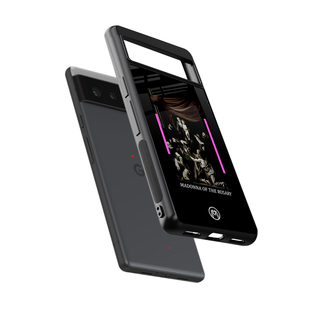 rosary icon back phone cover | glass case for google pixel 6