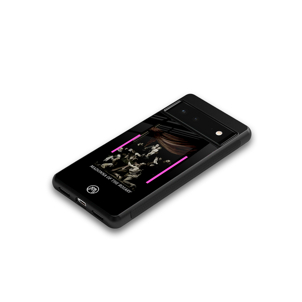 rosary icon back phone cover | glass case for google pixel 6