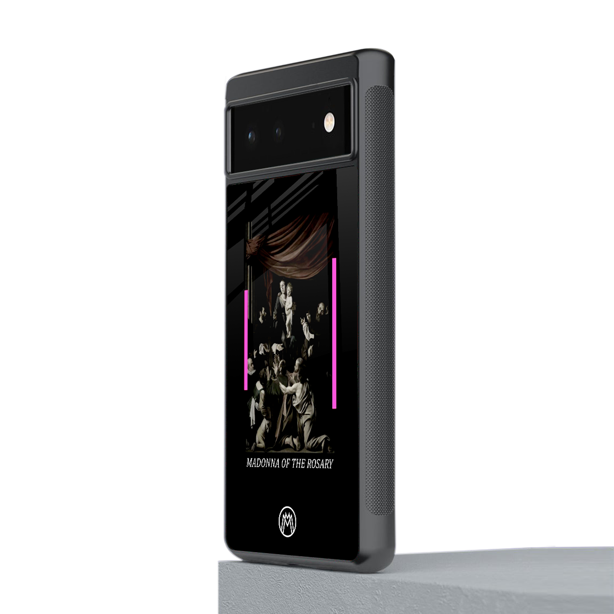 rosary icon back phone cover | glass case for google pixel 6