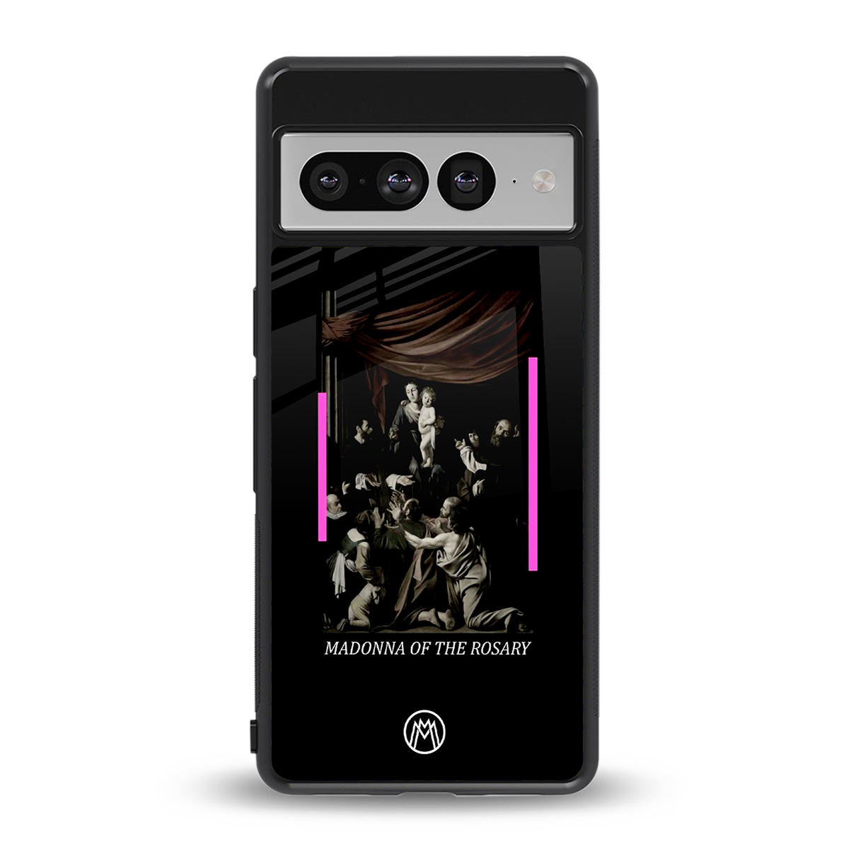 rosary icon back phone cover | glass case for google pixel 7 pro