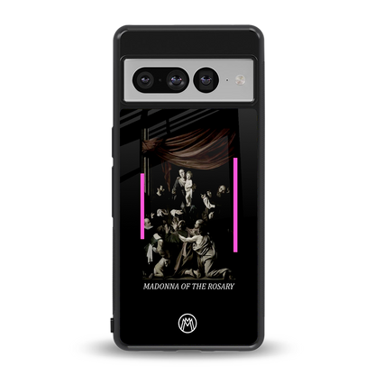 rosary icon back phone cover | glass case for google pixel 7 pro