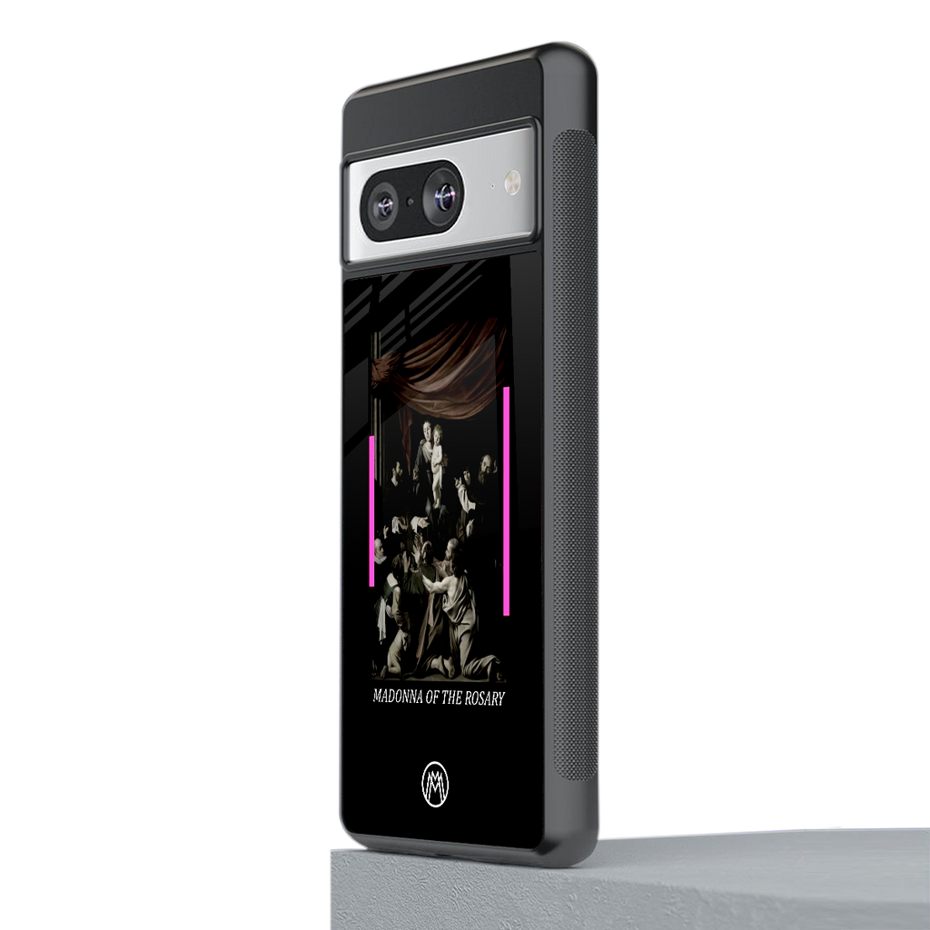 rosary icon back phone cover | glass case for Google Pixel 8