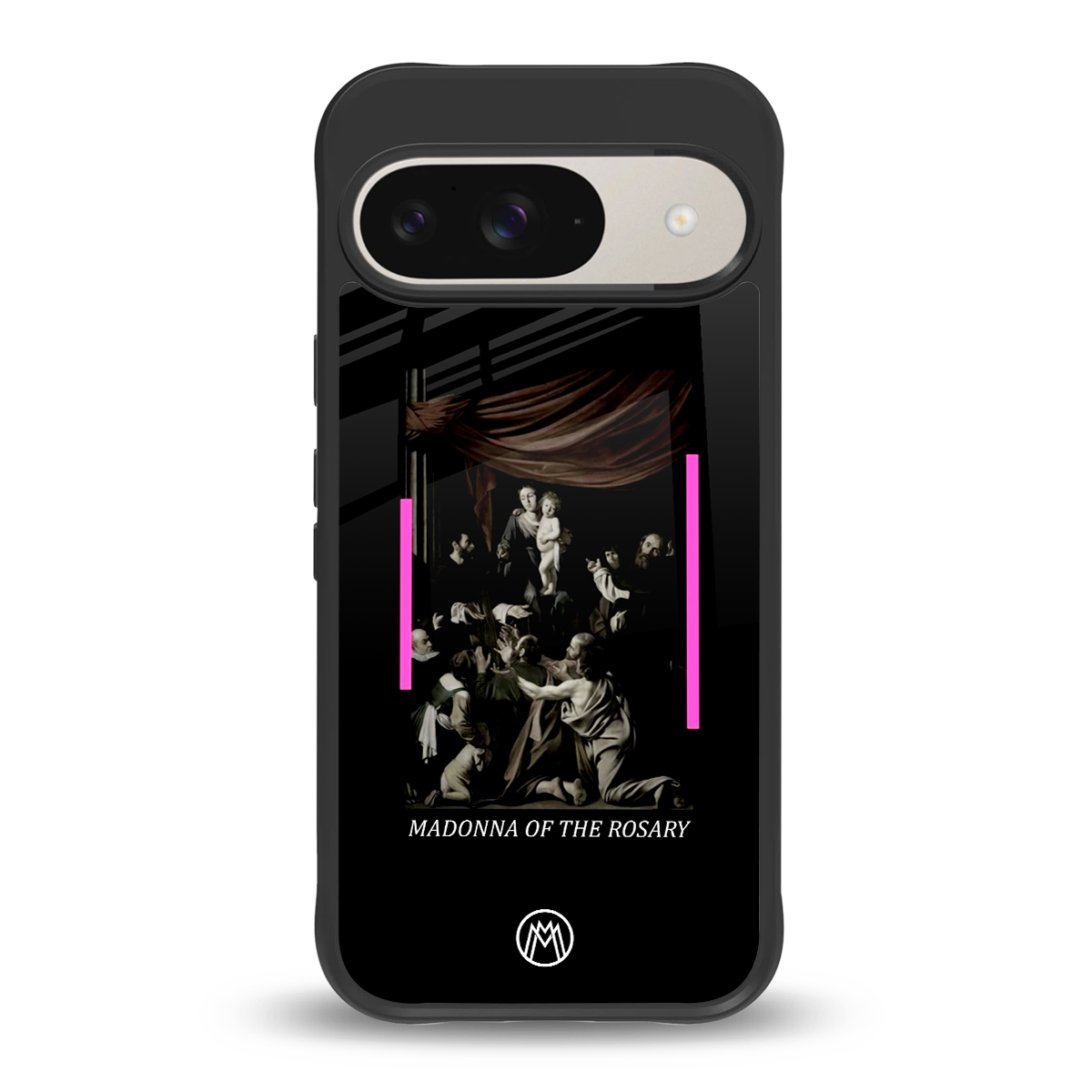rosary icon back phone cover | glass case for google pixel 9