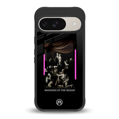 rosary icon back phone cover | glass case for google pixel 9