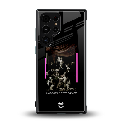 rosary icon back phone cover | glass case for samsung galaxy s23 ultra