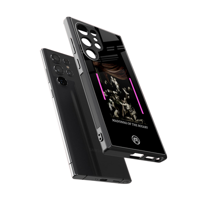rosary icon back phone cover | glass case for samsung galaxy s24 ultra