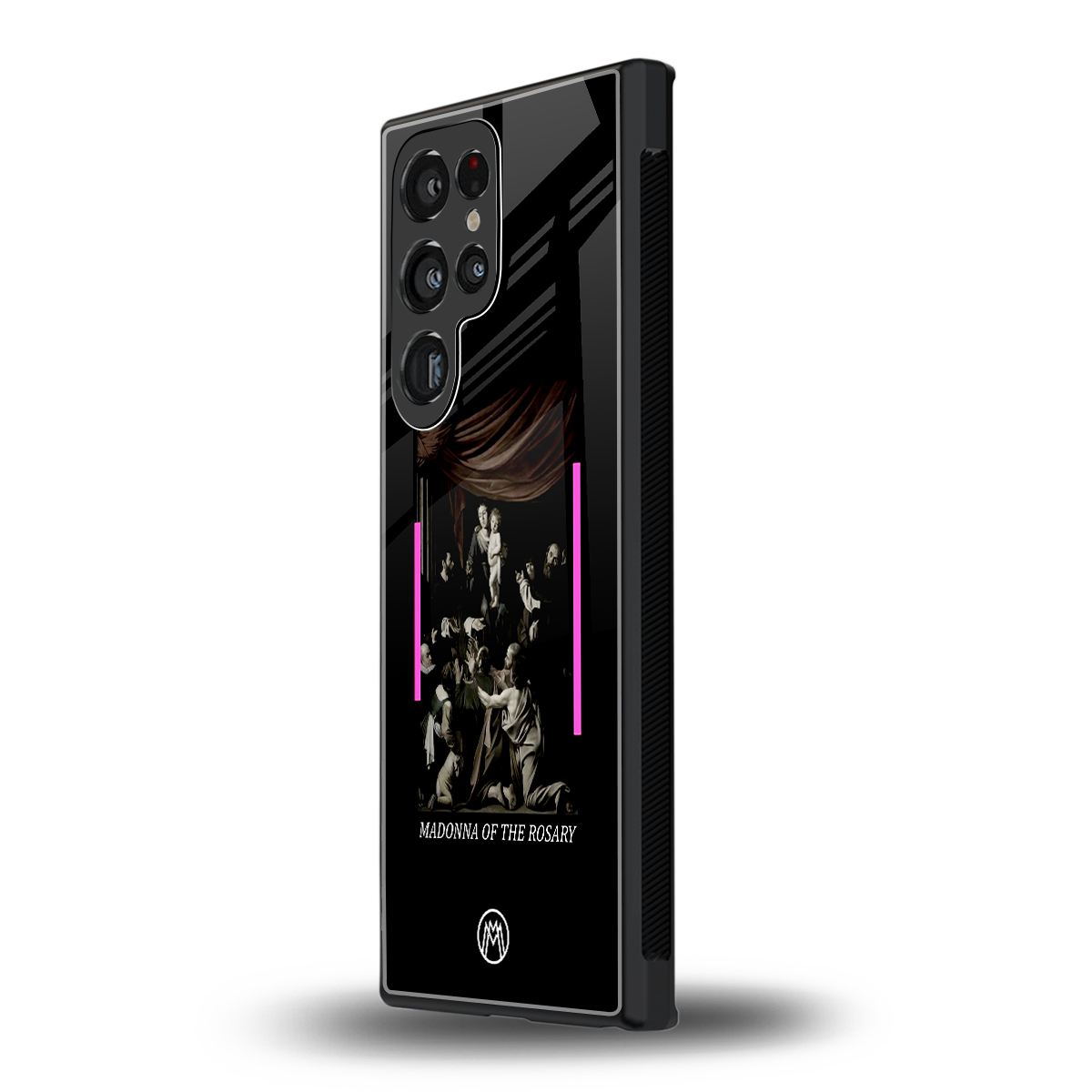 rosary icon back phone cover | glass case for samsung galaxy s24 ultra