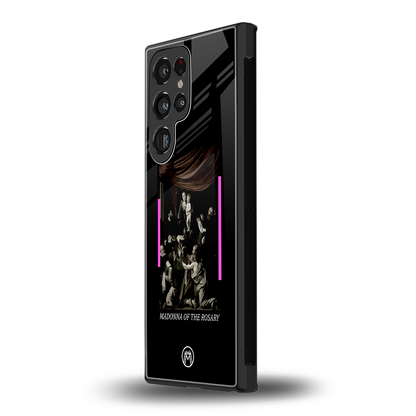 rosary icon back phone cover | glass case for samsung galaxy s24 ultra