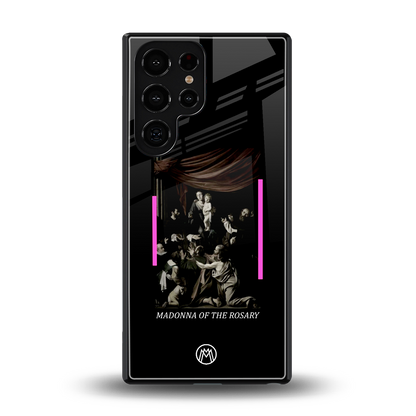 rosary icon back phone cover | glass case for samsung galaxy s25 ultra