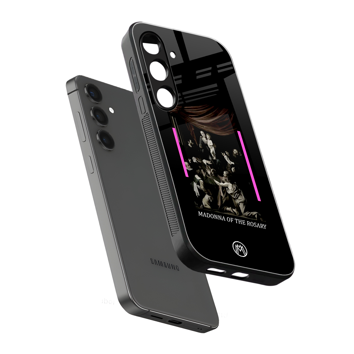 rosary icon back phone cover | glass case for samsung galaxy s23 fe