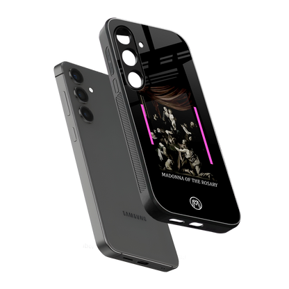 rosary icon back phone cover | glass case for samsung galaxy s23 plus