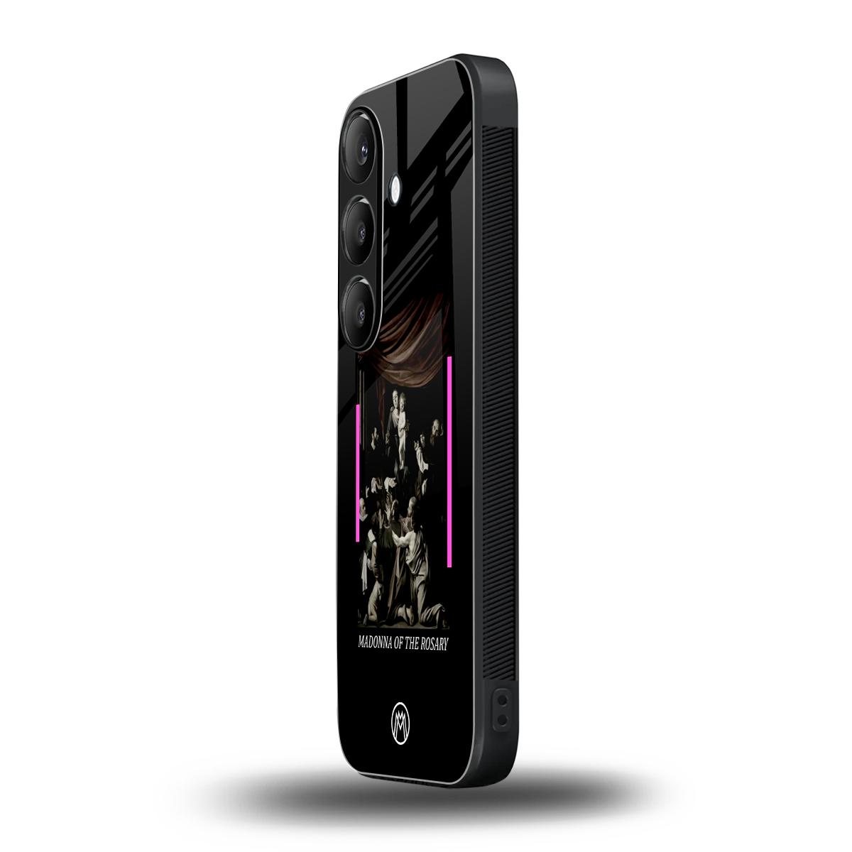 rosary icon back phone cover | glass case for samsung galaxy s25 plus
