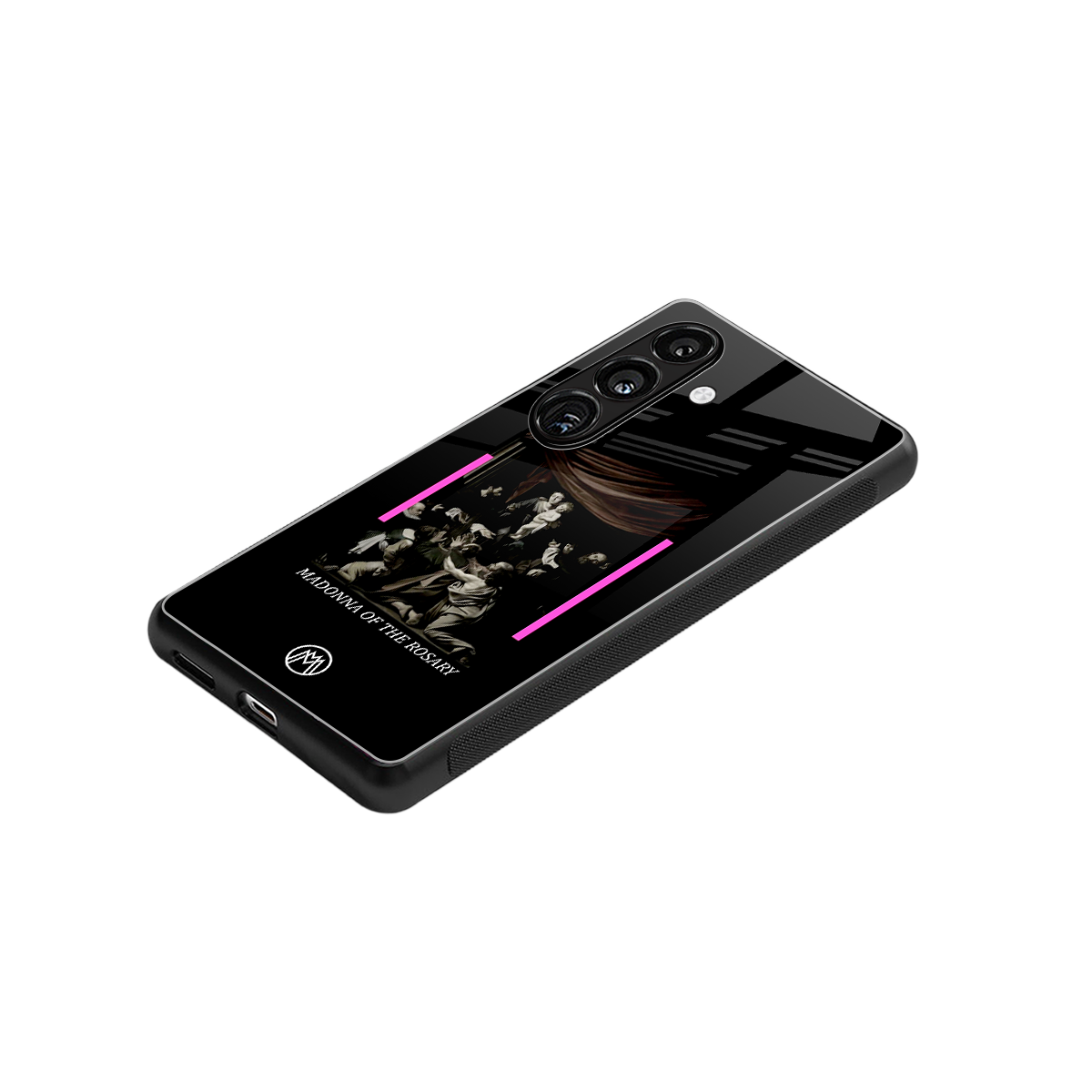 rosary icon back phone cover | glass case for samsung galaxy s23 fe