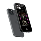 rosary icon back phone cover | glass case for iphone 15