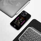 rosary icon back phone cover | glass case for iphone 15 pro max