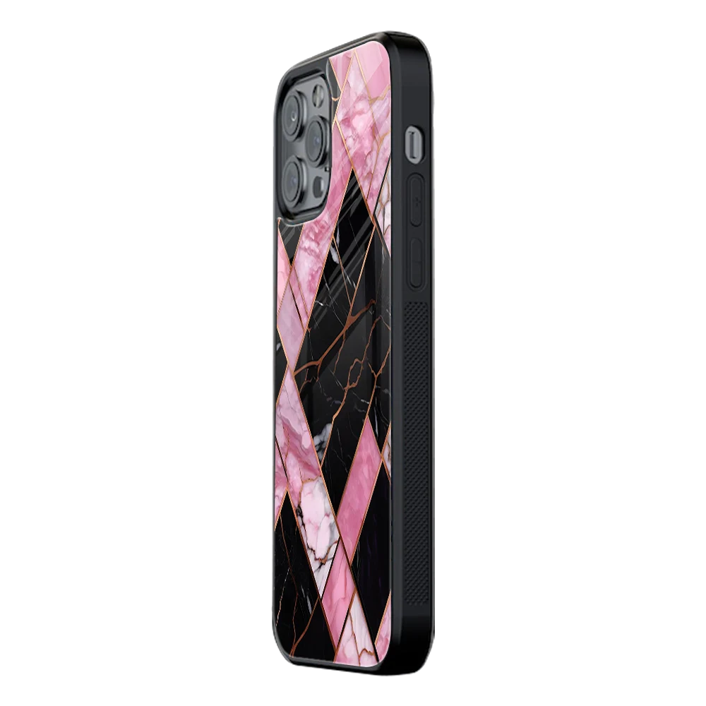 Slim Glass Back Phone Case for Multiple Brands iPhone, Samsung, Redmi, OnePlus, Oppo, Vivo