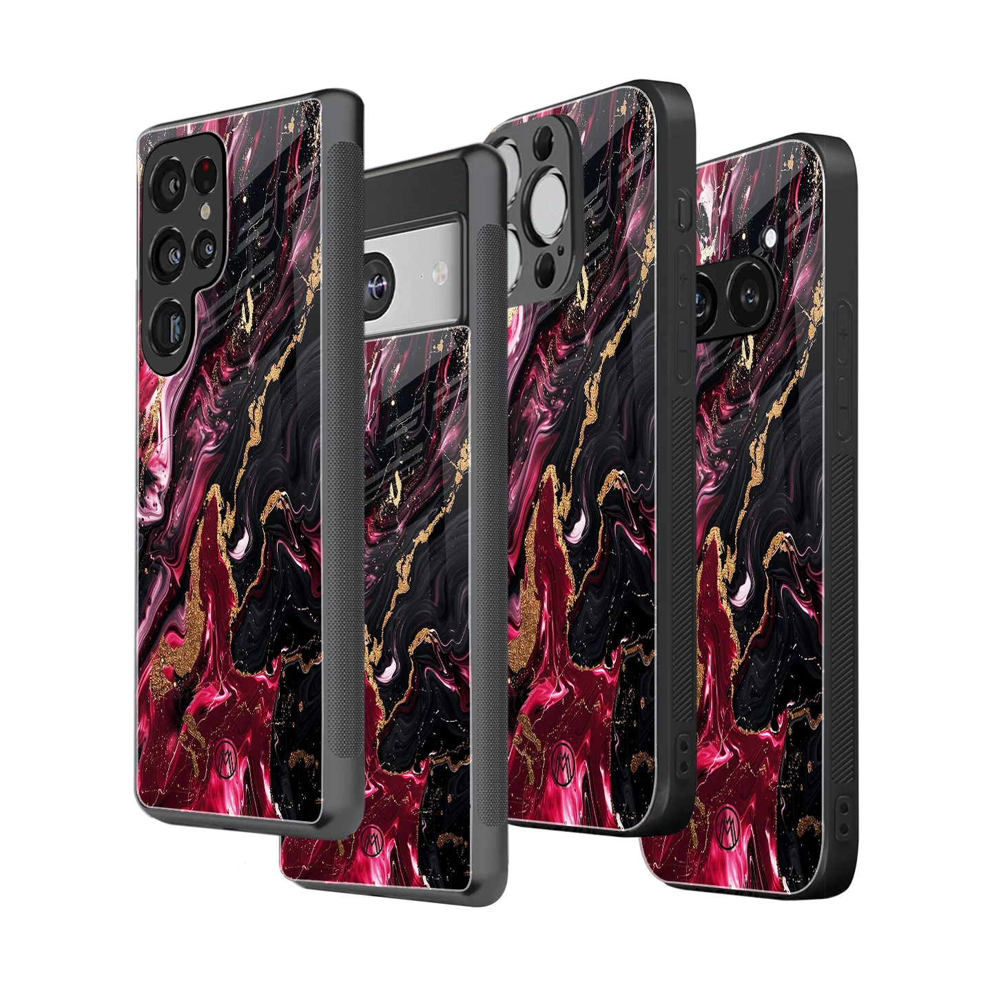 Stylish Glass Back Case for All Smartphones iPhone, Samsung, OnePlus, Pixel, Redmi, Oppo, Vivo, Motorola