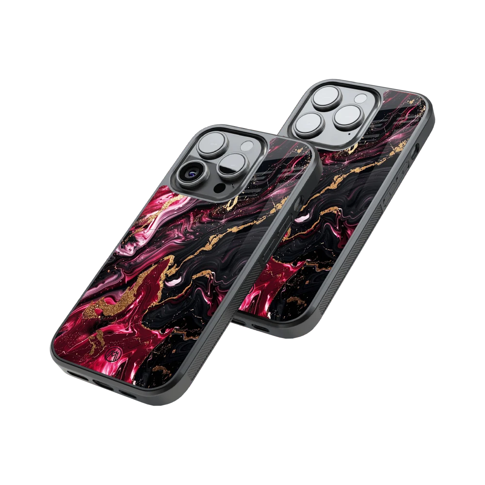 Protective Glass Back Phone Case Compatible with iPhone, Samsung, OnePlus, Pixel & More