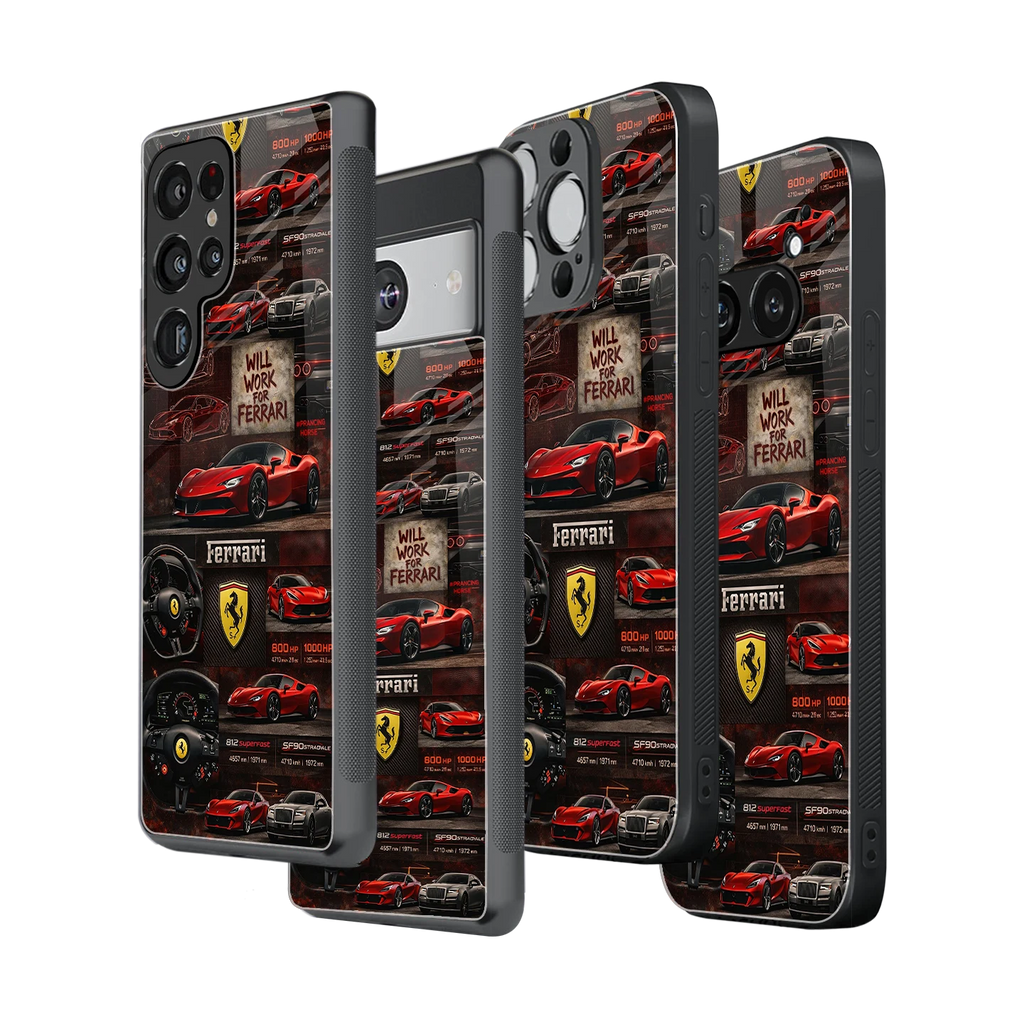Stylish Glass Back Case for All Smartphones iPhone, Samsung, OnePlus, Pixel, Redmi, Oppo, Vivo, Motorola