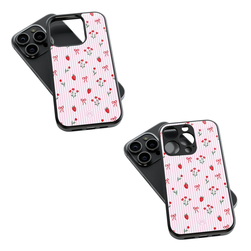 Trendy Glass Back Mobile Case for iPhone, Samsung, Redmi, OnePlus, Google Pixel, Motorola