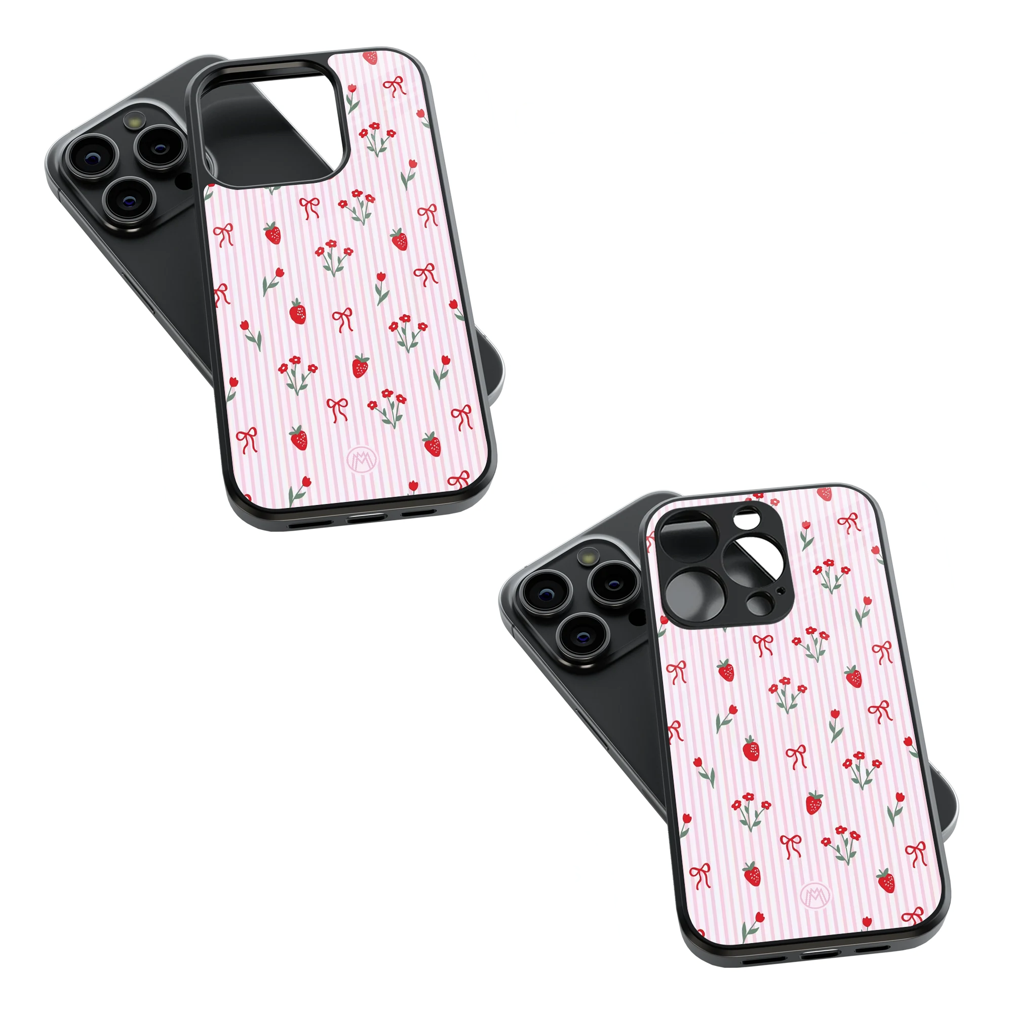 Trendy Glass Back Mobile Case for iPhone, Samsung, Redmi, OnePlus, Google Pixel, Motorola