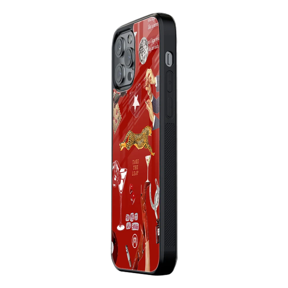Slim Glass Back Phone Case for Multiple Brands iPhone, Samsung, Redmi, OnePlus, Oppo, Vivo