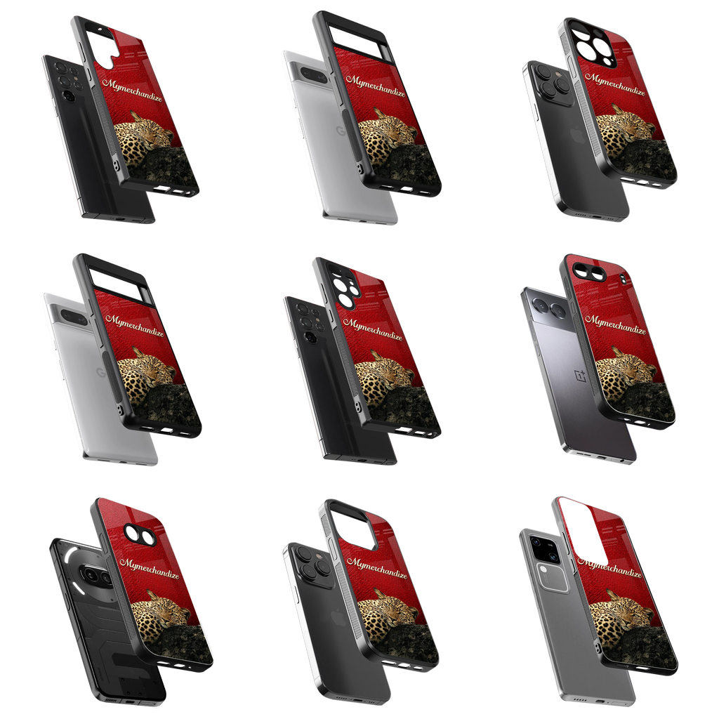 Durable Glass Back Mobile Case for iPhone, Samsung, OnePlus, Google Pixel, Redmi, Vivo, Oppo