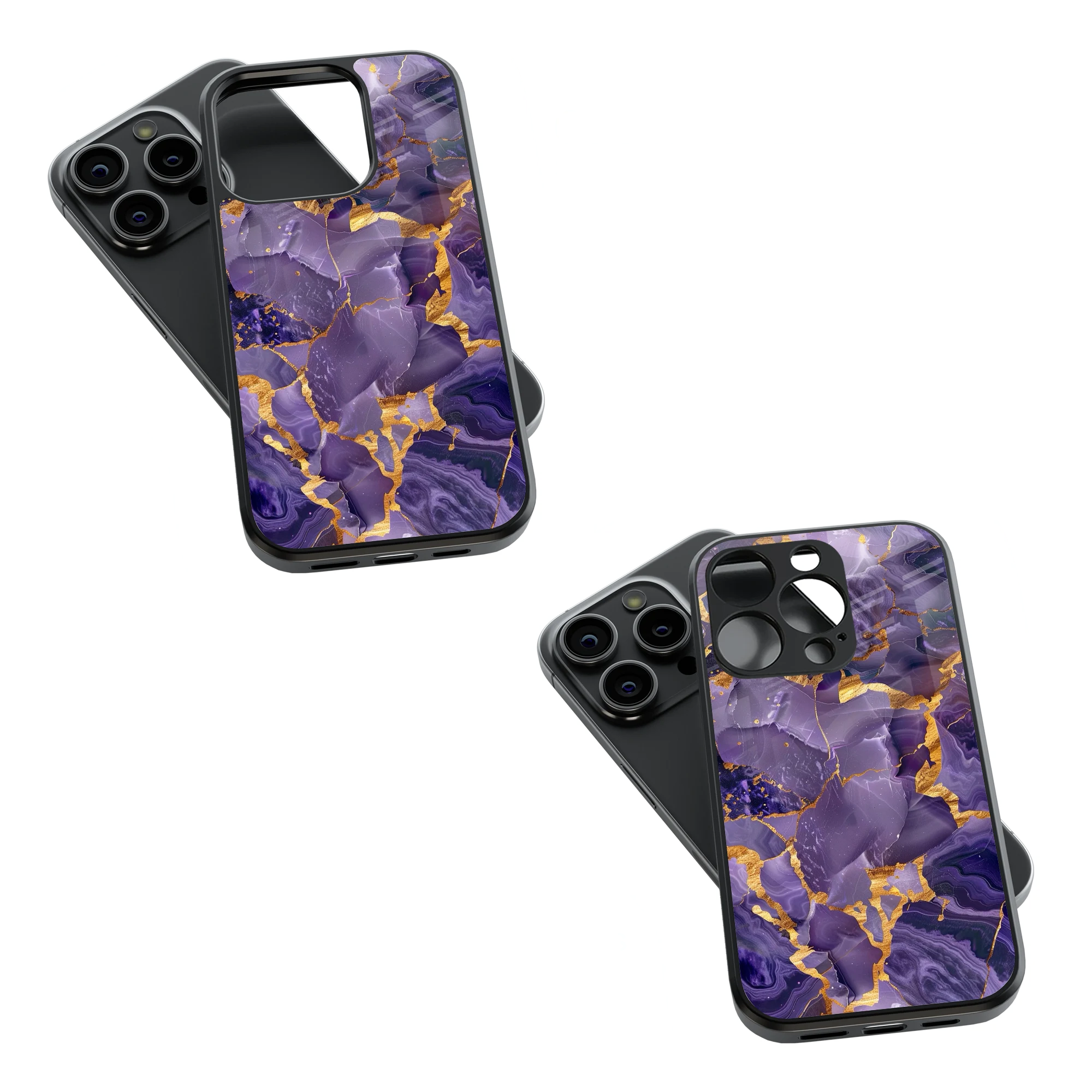 Trendy Glass Back Mobile Case for iPhone, Samsung, Redmi, OnePlus, Google Pixel, Motorola