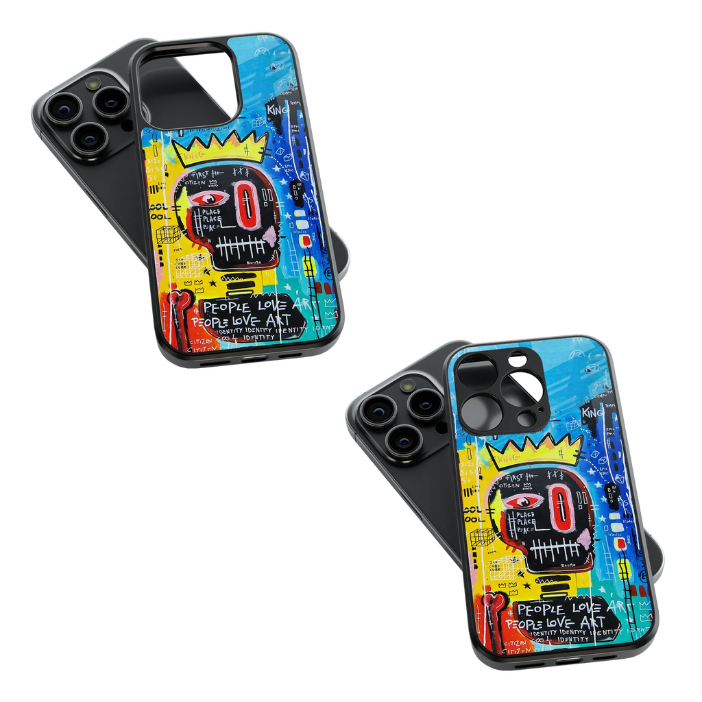 Trendy Glass Back Mobile Case for iPhone, Samsung, Redmi, OnePlus, Google Pixel, Motorola