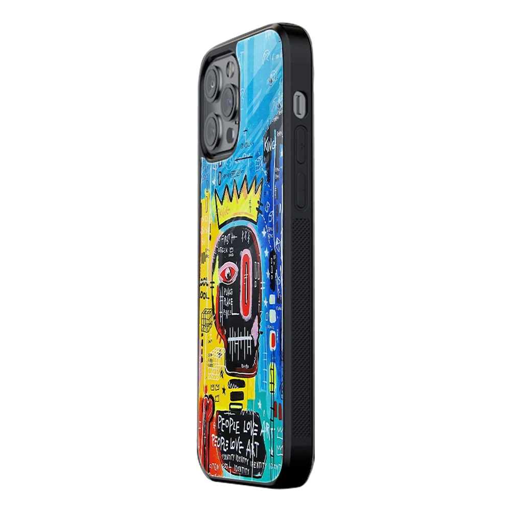 Slim Glass Back Phone Case for Multiple Brands iPhone, Samsung, Redmi, OnePlus, Oppo, Vivo