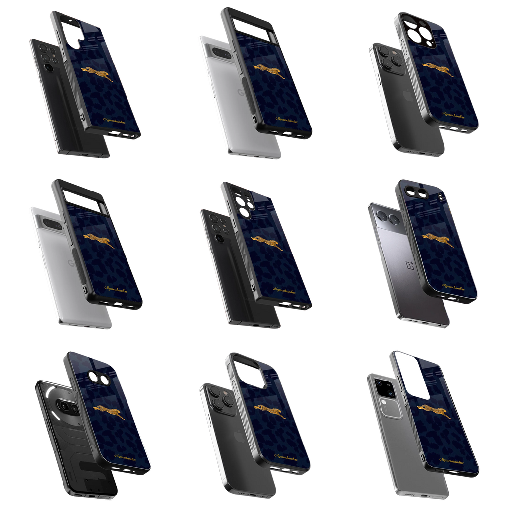Durable Glass Back Mobile Case for iPhone, Samsung, OnePlus, Google Pixel, Redmi, Vivo, Oppo