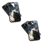 Trendy Glass Back Mobile Case for iPhone, Samsung, Redmi, OnePlus, Google Pixel, Motorola