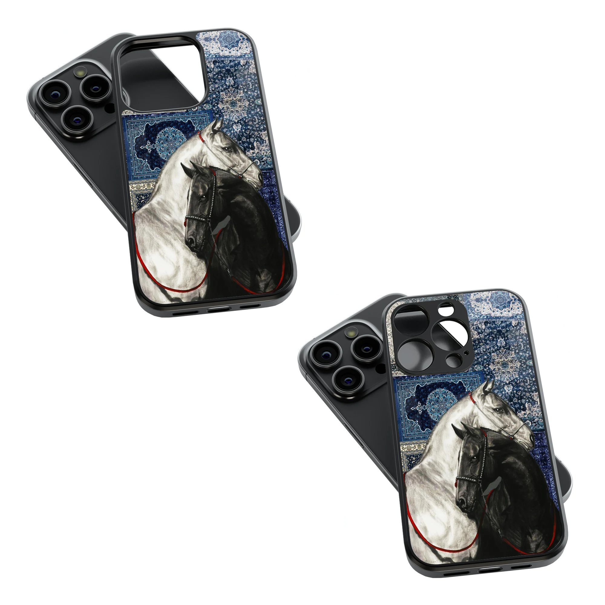 Trendy Glass Back Mobile Case for iPhone, Samsung, Redmi, OnePlus, Google Pixel, Motorola