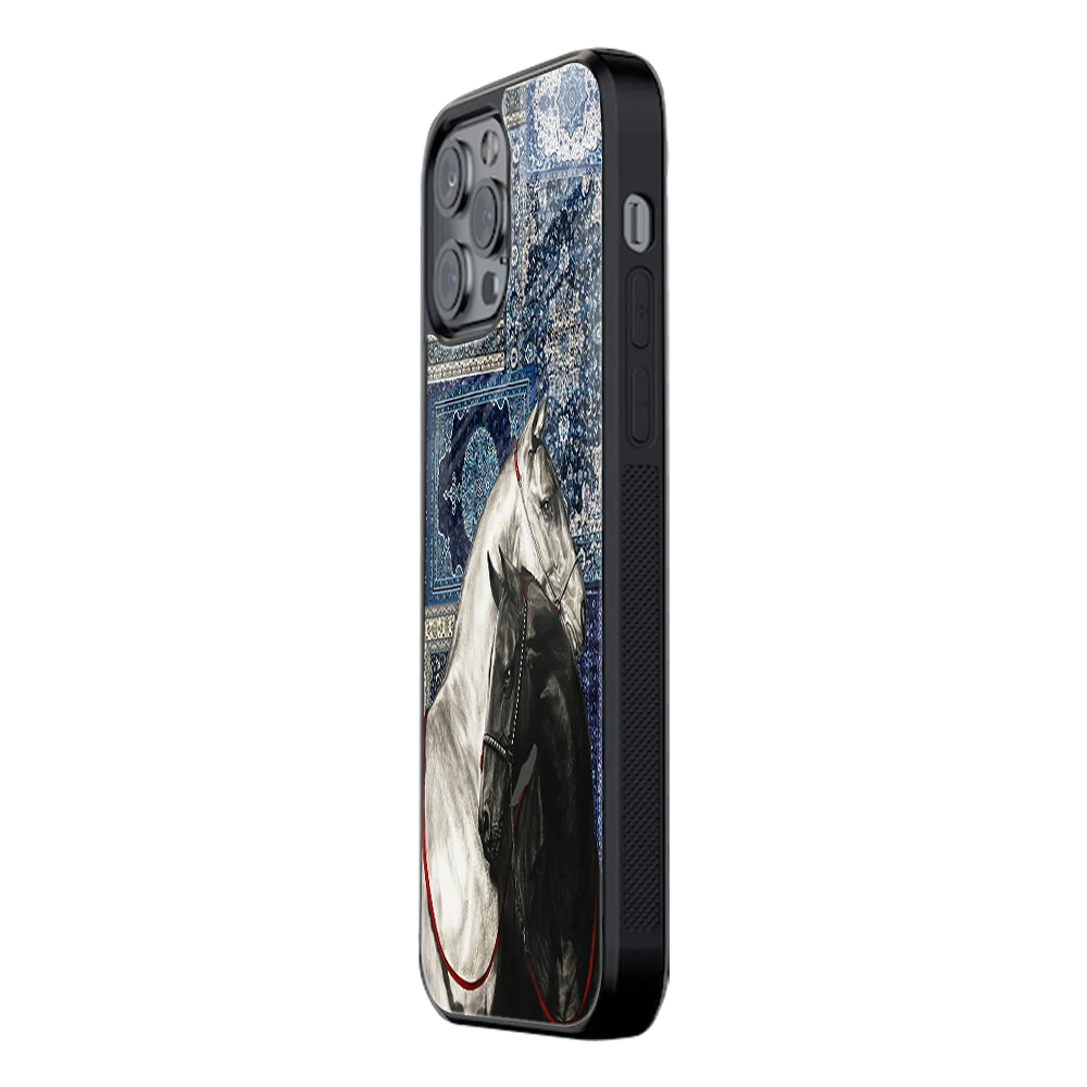 Slim Glass Back Phone Case for Multiple Brands iPhone, Samsung, Redmi, OnePlus, Oppo, Vivo