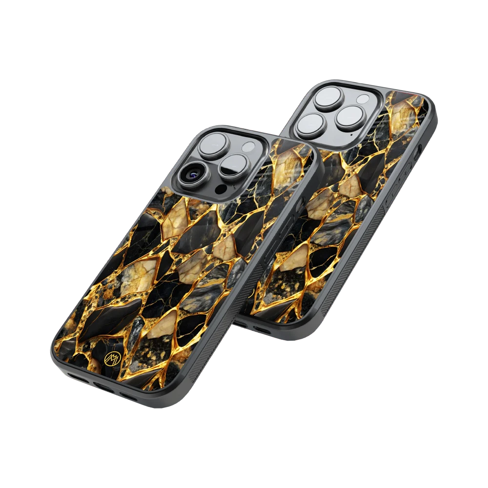 Protective Glass Back Phone Case Compatible with iPhone, Samsung, OnePlus, Pixel & More