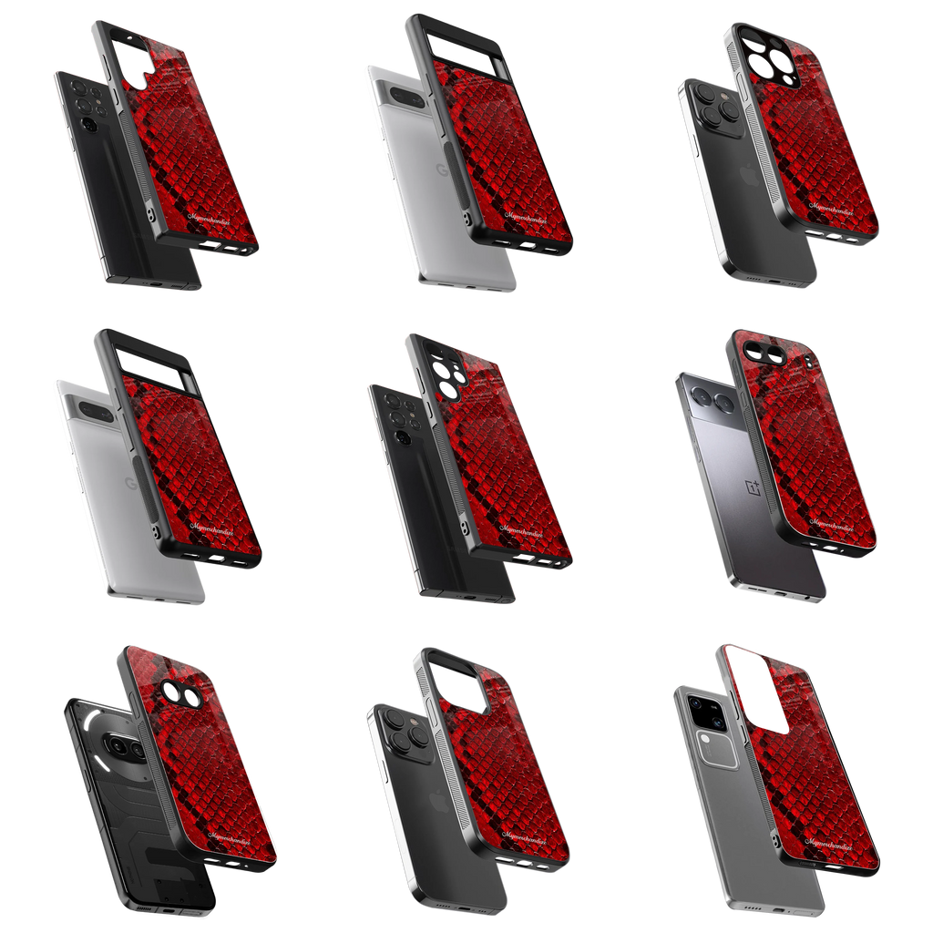 Durable Glass Back Mobile Case for iPhone, Samsung, OnePlus, Google Pixel, Redmi, Vivo, Oppo