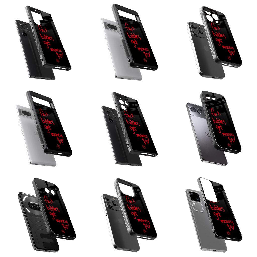Durable Glass Back Mobile Case for iPhone, Samsung, OnePlus, Google Pixel, Redmi, Vivo, Oppo